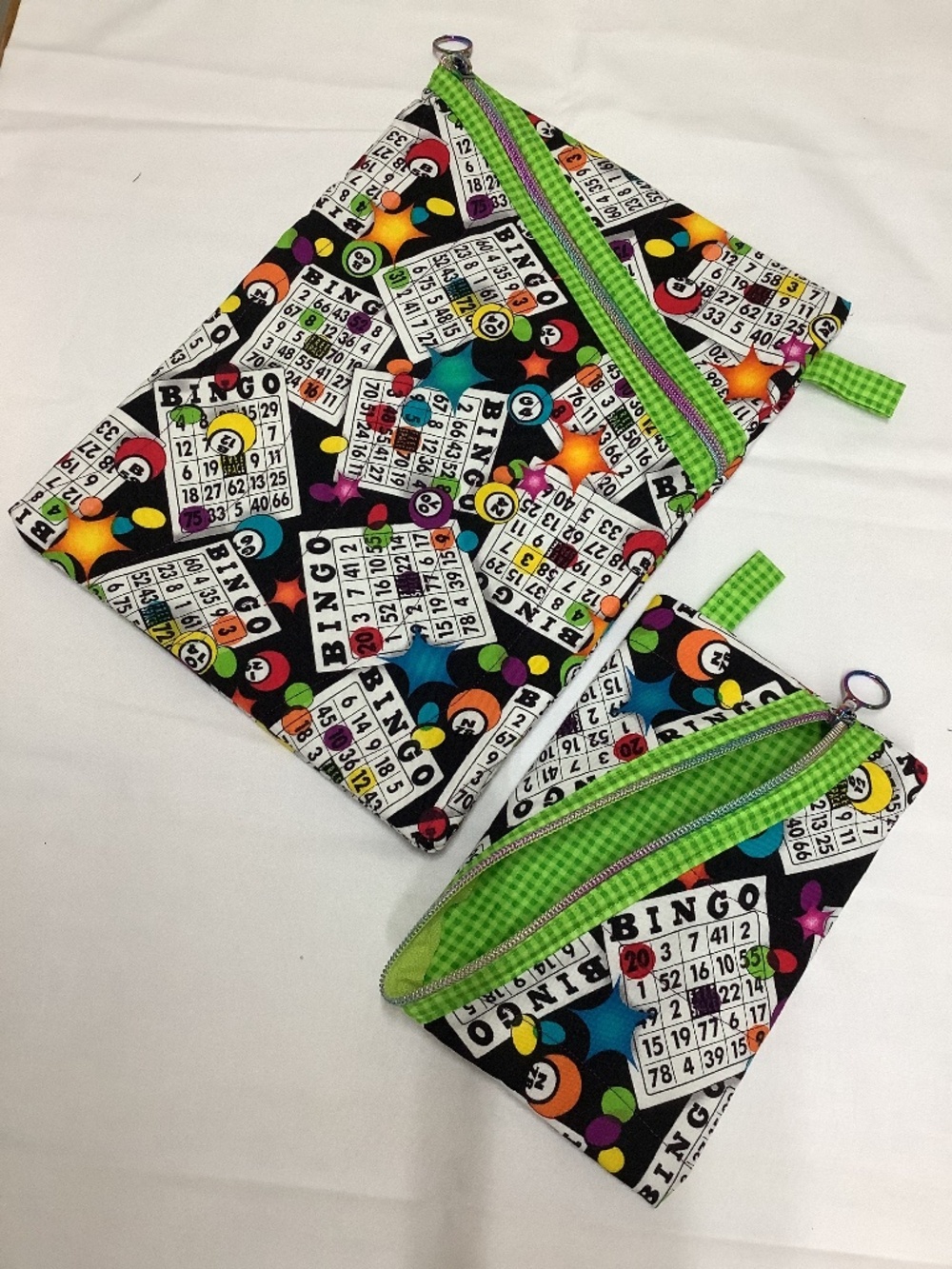 Quilted Zipper Pouches